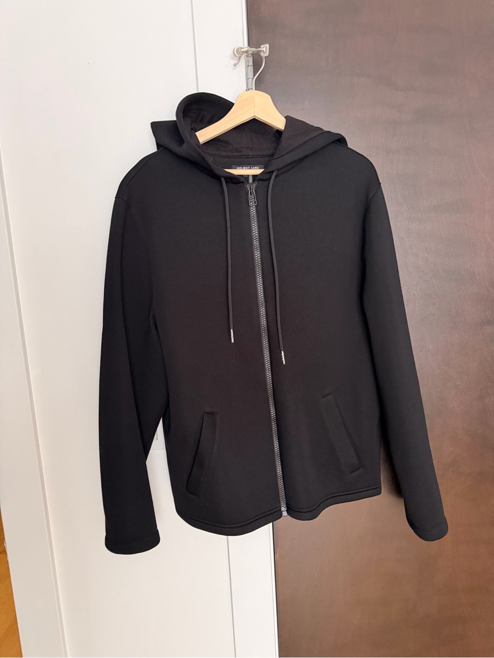 Helmut Lang Black Zip Up Jacket Lightweight Mens XL